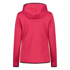 Donna CMP Pile^Pile Grid Tech con zip con cappuccio da donna
