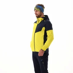 Uomo CMP Pile^Pile Grid Tech con zip da uomo con cappuccio melange