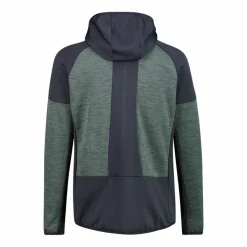 Uomo CMP Pile^Pile Grid Tech con zip da uomo con cappuccio melange