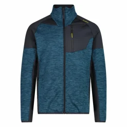 Uomo CMP Pile^Pile Grid Tech con zip da uomo melange