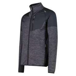Uomo CMP Pile^Pile Grid Tech con zip da uomo melange