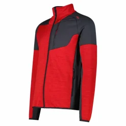 Uomo CMP Pile^Pile Grid Tech con zip da uomo melange
