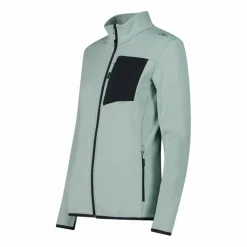 Donna CMP Pile^Pile Grid Tech con zip da donna