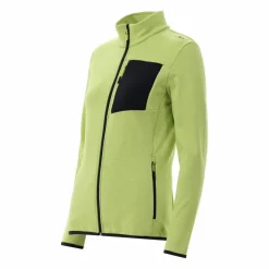 Donna CMP Pile^Pile Grid Tech con zip da donna