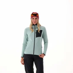 Donna CMP Pile^Pile Grid Tech con zip da donna