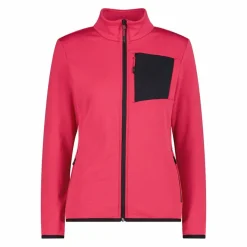 Donna CMP Pile^Pile Grid Tech con zip da donna