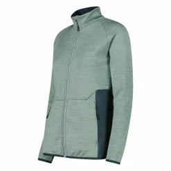 Donna CMP Pile^Pile Grid Tech con zip da donna melange