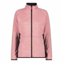 Donna CMP Pile^Pile Grid Tech con zip da donna melange