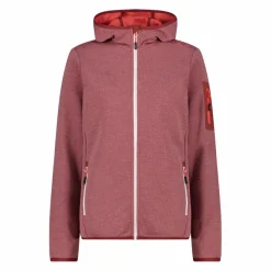 Donna CMP Pile^Pile Knit-tech con cappuccio e mesh