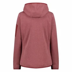 Donna CMP Pile^Pile Knit-tech con cappuccio e mesh