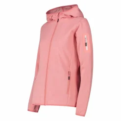 Donna CMP Pile^Pile Knit-tech con cappuccio e mesh