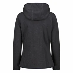 Donna CMP Pile^Pile Knit-tech con cappuccio e mesh