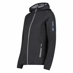 Donna CMP Pile^Pile Knit-tech con cappuccio e mesh