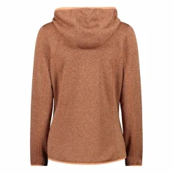 Donna CMP Pile^Pile Knit-tech con cappuccio e mesh