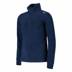 CMP Pile E Felpe^Pile mezza zip arctic fleece da bambina con fiocco di neve