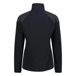 Donna CMP Pile^Pile mezza zip arctic fleece da donna con dettaglio stampato frontale
