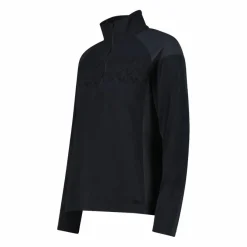 Donna CMP Pile^Pile mezza zip arctic fleece da donna con dettaglio stampato frontale