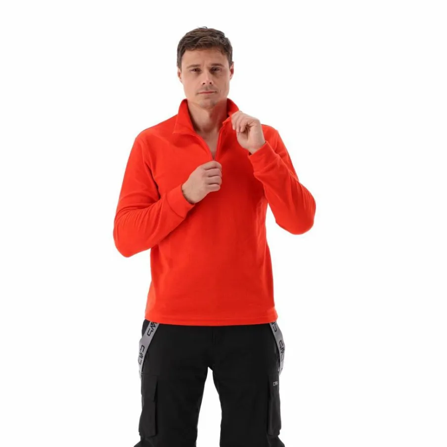 Uomo CMP Pile^Pile mezza zip Arctic Fleece da uomo