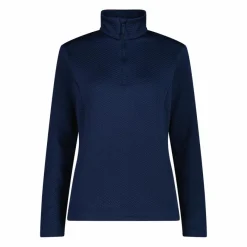 Donna CMP Pile^Pile mezza zip elasticizzato da donna con stampa jacquard