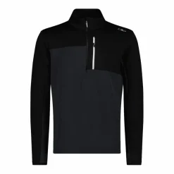 Uomo CMP Pile^Pile mezza zip Grid Tech da uomo in block color