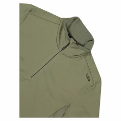 Uomo CMP Pile^Pile mezza zip Grid Tech da uomo