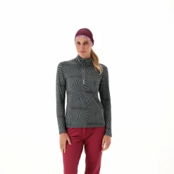 Donna CMP Pile^Pile mezza zip Softech da donna Unlimitech stampato