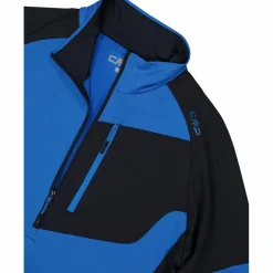Uomo CMP Pile^Pile mezza zip Softech da uomo Unlimitech