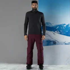 Uomo CMP Pile^Pile mezza zip Softech da uomo tinta unita