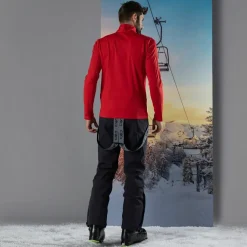 Uomo CMP Pile^Pile mezza zip Softech da uomo tinta unita