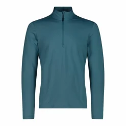 Uomo CMP Pile^Pile mezza zip Softech da uomo tinta unita