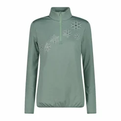 Donna CMP Pile^Pile mezza zip Softech melange da donna