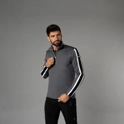 Uomo CMP Pile^Pile mezza zip Softech Melange da uomo