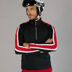 Uomo CMP Pile^Pile mezza zip Softech Melange da uomo