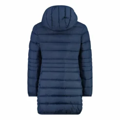 CMP Giacche E Piumini^Piumino lungo da bambina con cappuccio taffeta