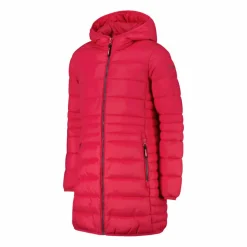 CMP Giacche E Piumini^Piumino lungo da bambina con cappuccio taffeta