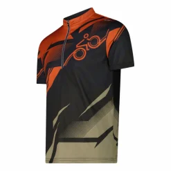 Uomo CMP Polo E T-Shirt^T-shirt da ciclismo da uomo con taschino sul retro