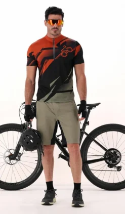 Uomo CMP Polo E T-Shirt^T-shirt da ciclismo da uomo con taschino sul retro