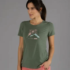 Donna CMP Polo E T-Shirt^T-shirt da donna in Bamboo con stampa floreale