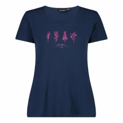 Donna CMP Polo E T-Shirt^T-shirt donna in tessuto tecnico con stampa sul fronte