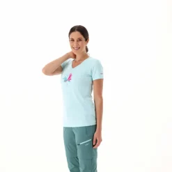 Donna CMP Polo E T-Shirt^T-shirt donna in tessuto tecnico con stampa sul fronte