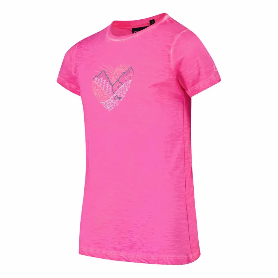 CMP T-Shirt^T-shirt in cotone slub jersey da bambina