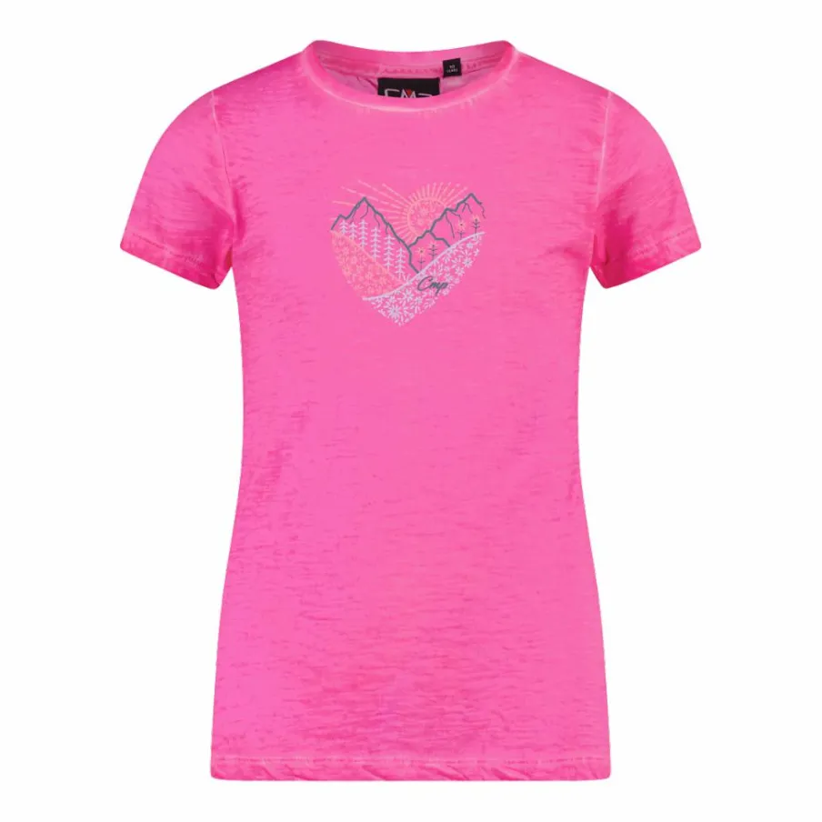 CMP T-Shirt^T-shirt in cotone slub jersey da bambina