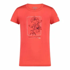 CMP T-Shirt^T-shirt in tessuto tecnico con stampa sul fronte da bambina