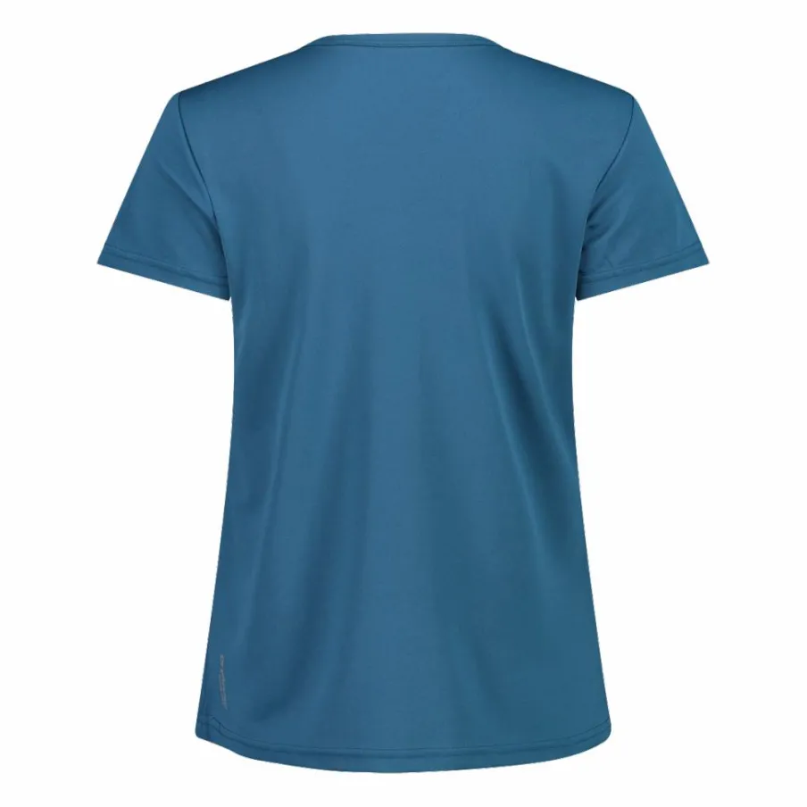 Donna CMP Polo E T-Shirt^T-shirt piquet con stampa sul fronte da donna