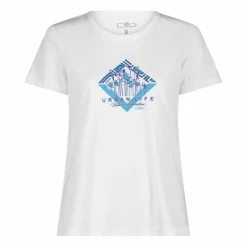 Donna CMP Polo E T-Shirt^T-shirt piquet con stampa sul fronte da donna
