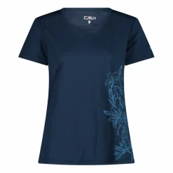 Donna CMP Polo E T-Shirt^T-shirt piquet con stampa sul fronte da donna