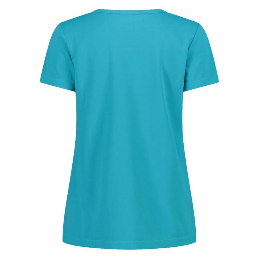 Donna CMP Polo E T-Shirt^T-shirt piquet con stampa sul fronte da donna