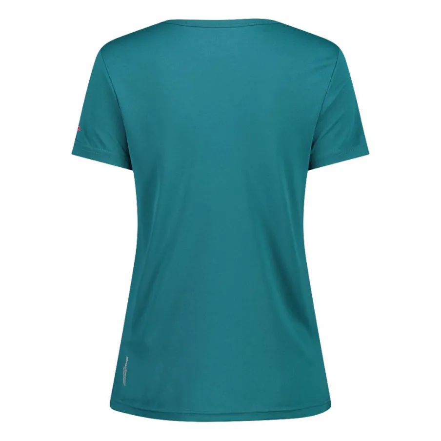 Donna CMP Polo E T-Shirt^T-shirt piquet con stampa sul fronte da donna