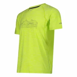 Uomo CMP Polo E T-Shirt^T-shirt stampata in jersey stretch