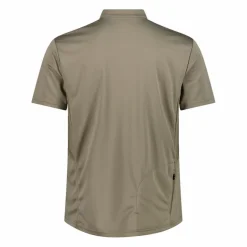 Uomo CMP Polo E T-Shirt^T-Shirt tecnica a mezza zip con taschino da ciclismo da Uomo